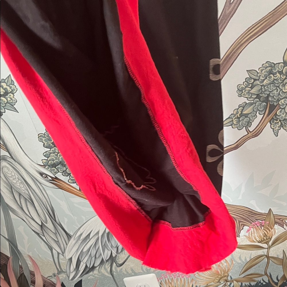 Desigual Red and Black Floral short dress, vintage, medium. - Picture 10 of 11